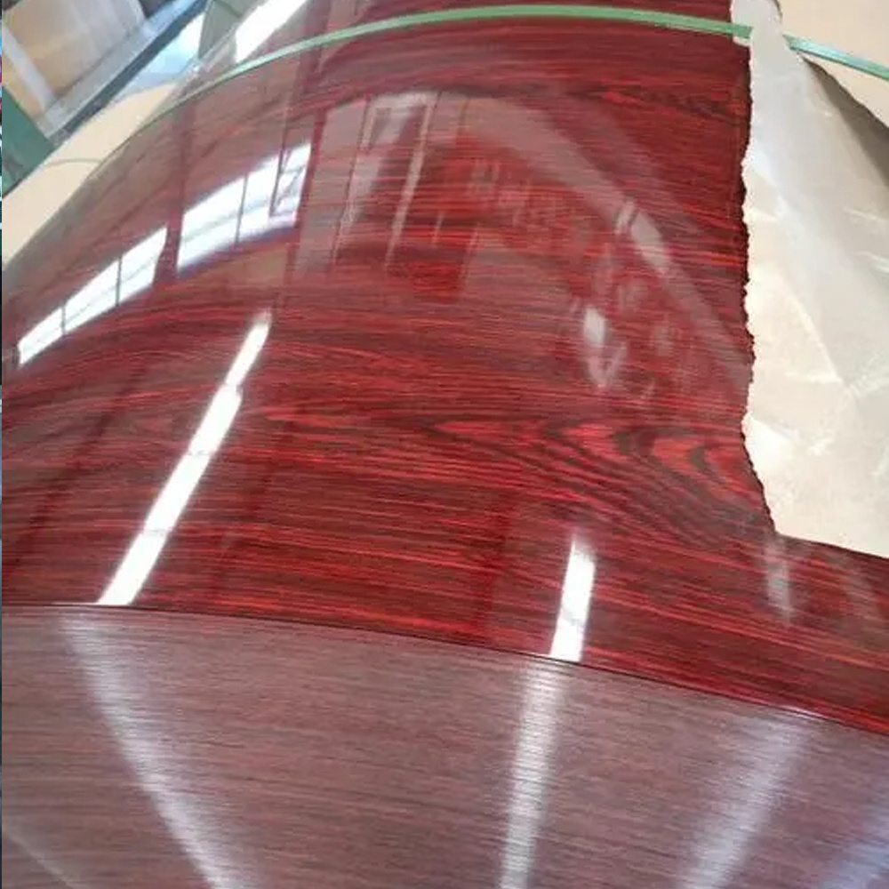 Wood Grain Texture Metal Color Steel Coil PPGI Coil