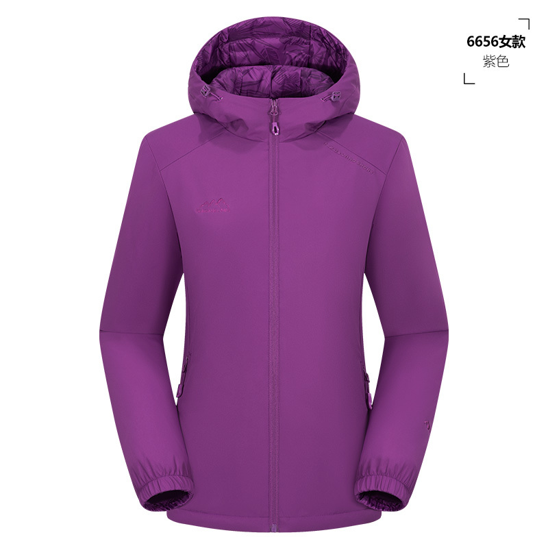 Women's double-sided outdoor down jacket