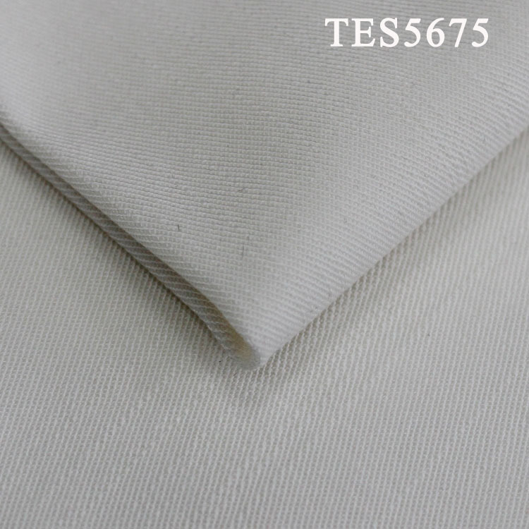 天絲棉滌彈力交織時(shí)尚女裝休閑面料 TES5675杭州天帛