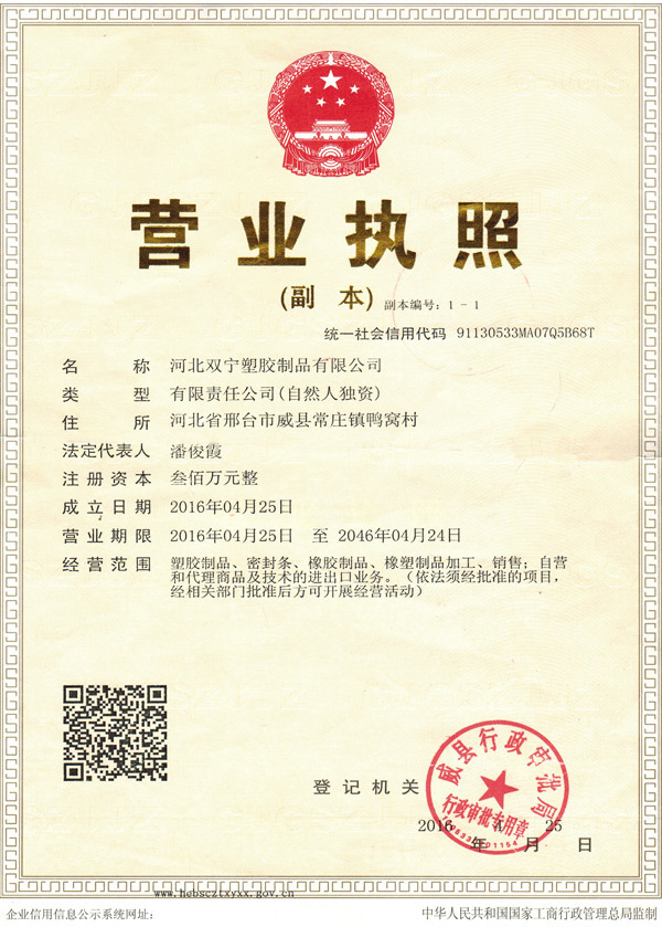 營(yíng)業(yè)執(zhí)照