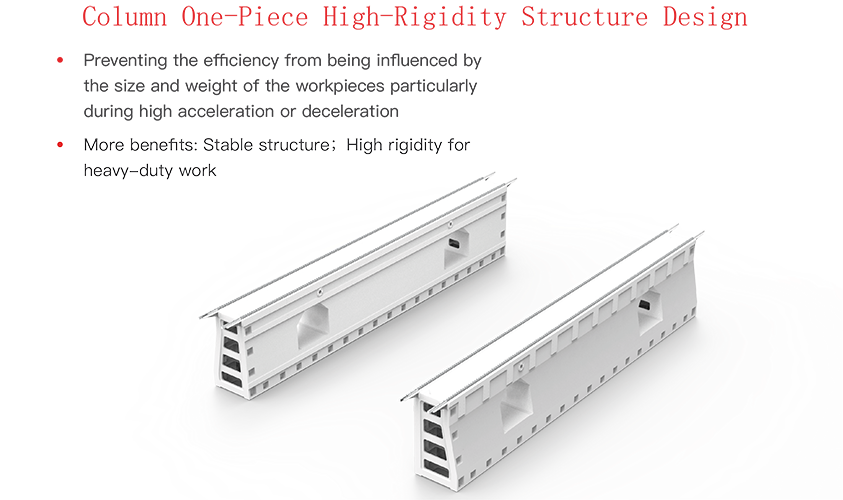 Column One-Piece High-Rigidity Structure Design