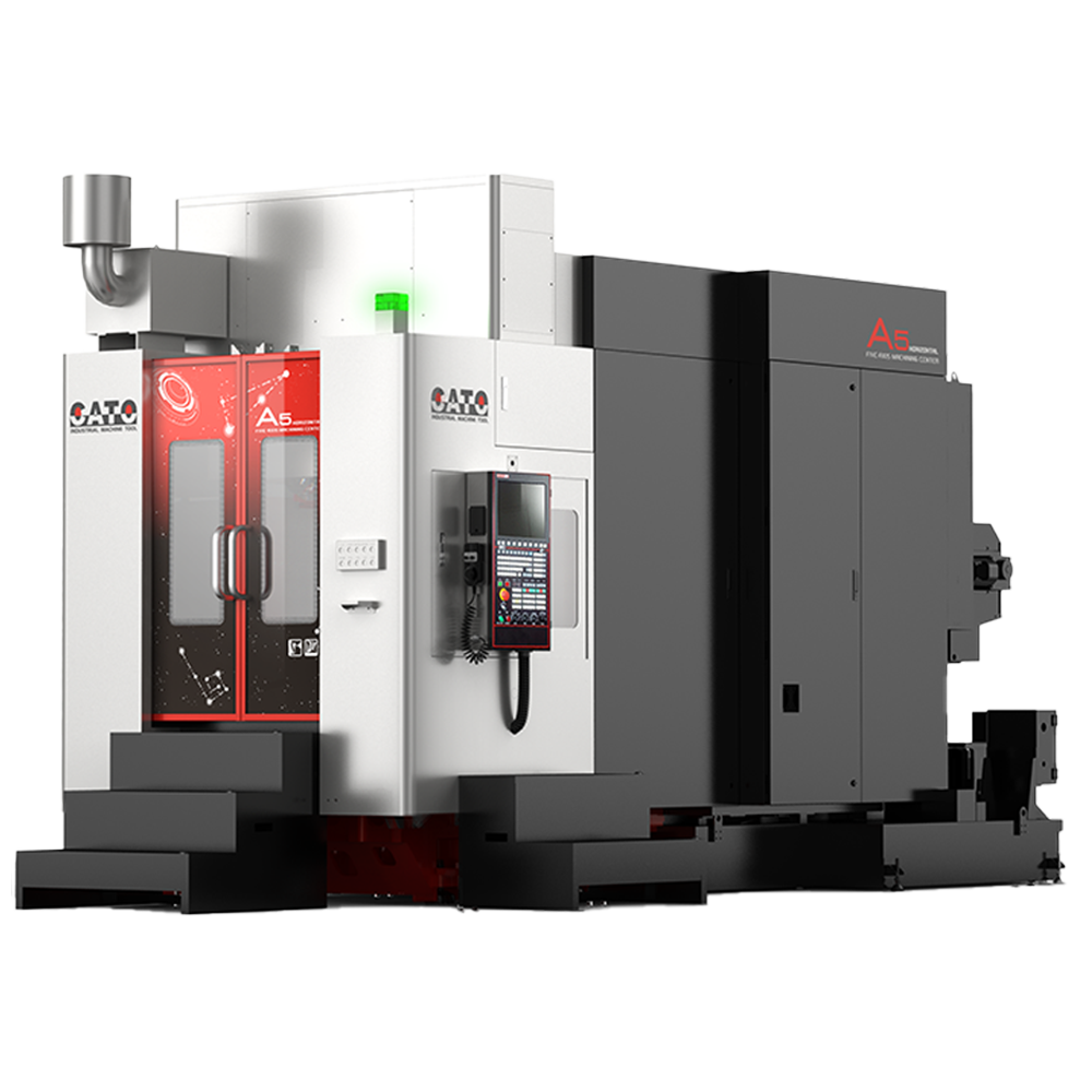 A5 five-axis horizontal cradle machining center