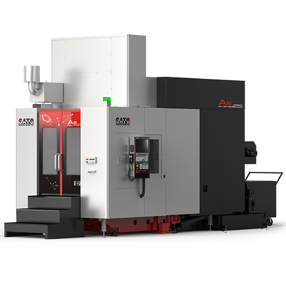 A8 five-axis horizontal cradle machining center