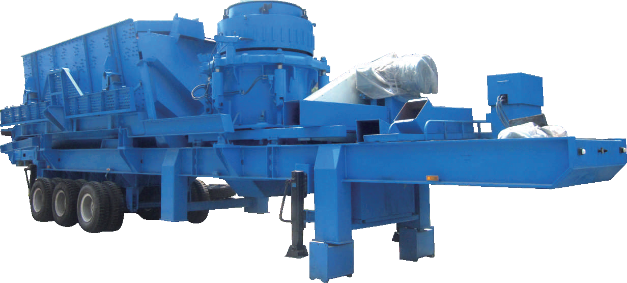 PD series mobile cone crusher station
