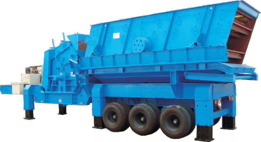 PD series mobile impact crusher screening station
