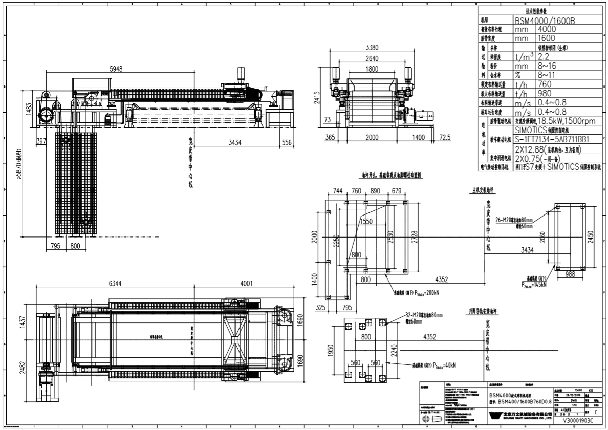 BSMB Series Belt Shuttle Spreader