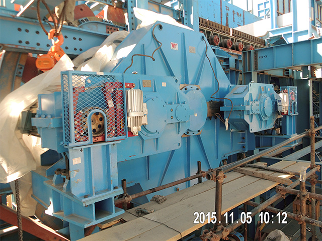 VFG800 Flexible Gearing Equiped with Belt Roasting Machine