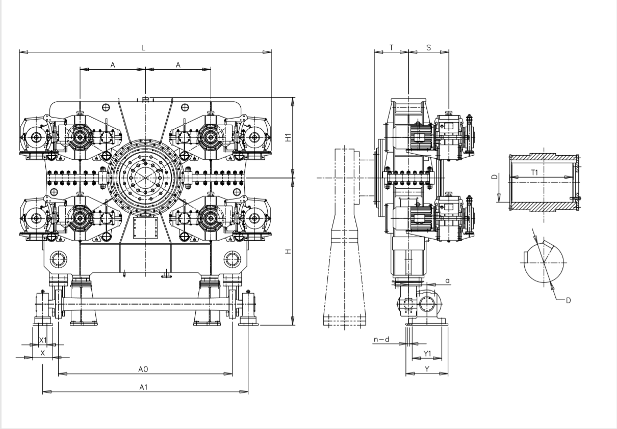 Model Diagram of VFM Series Flexible Gearing