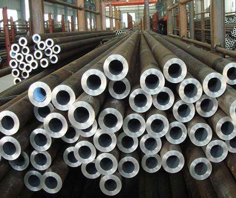 Hot rolling and cold drawing process of seamless steel tube