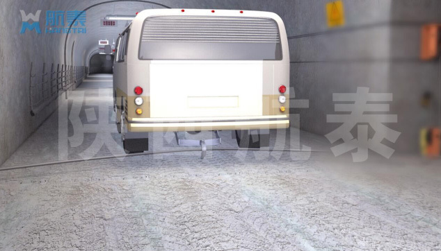 无轨胶轮车失速报警装置