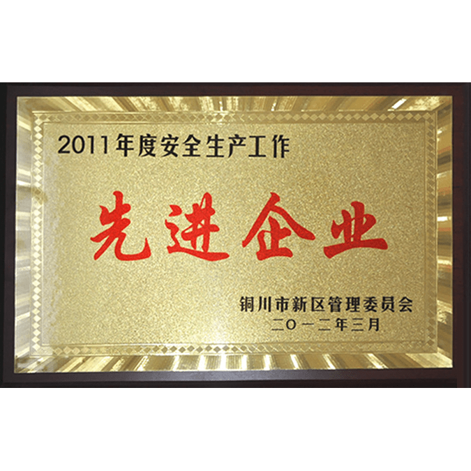 2013年度安全生產(chǎn)工作先進(jìn)企業(yè)