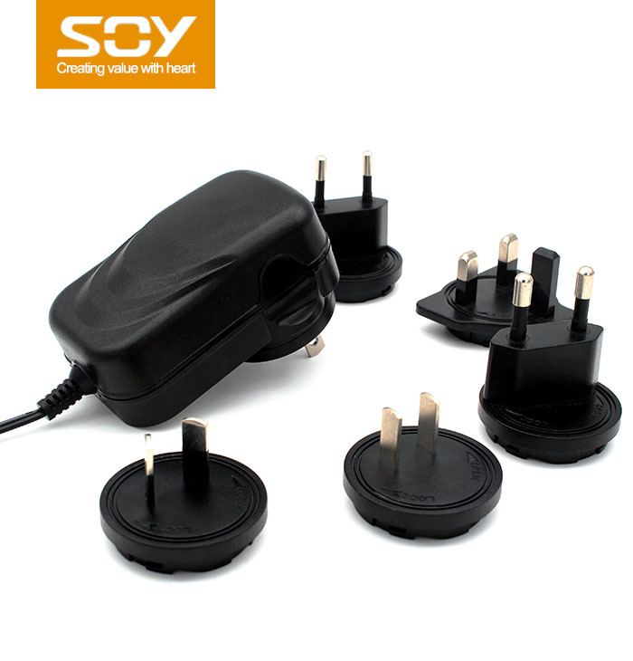 12V1.5A Interchangeable Power Adapter