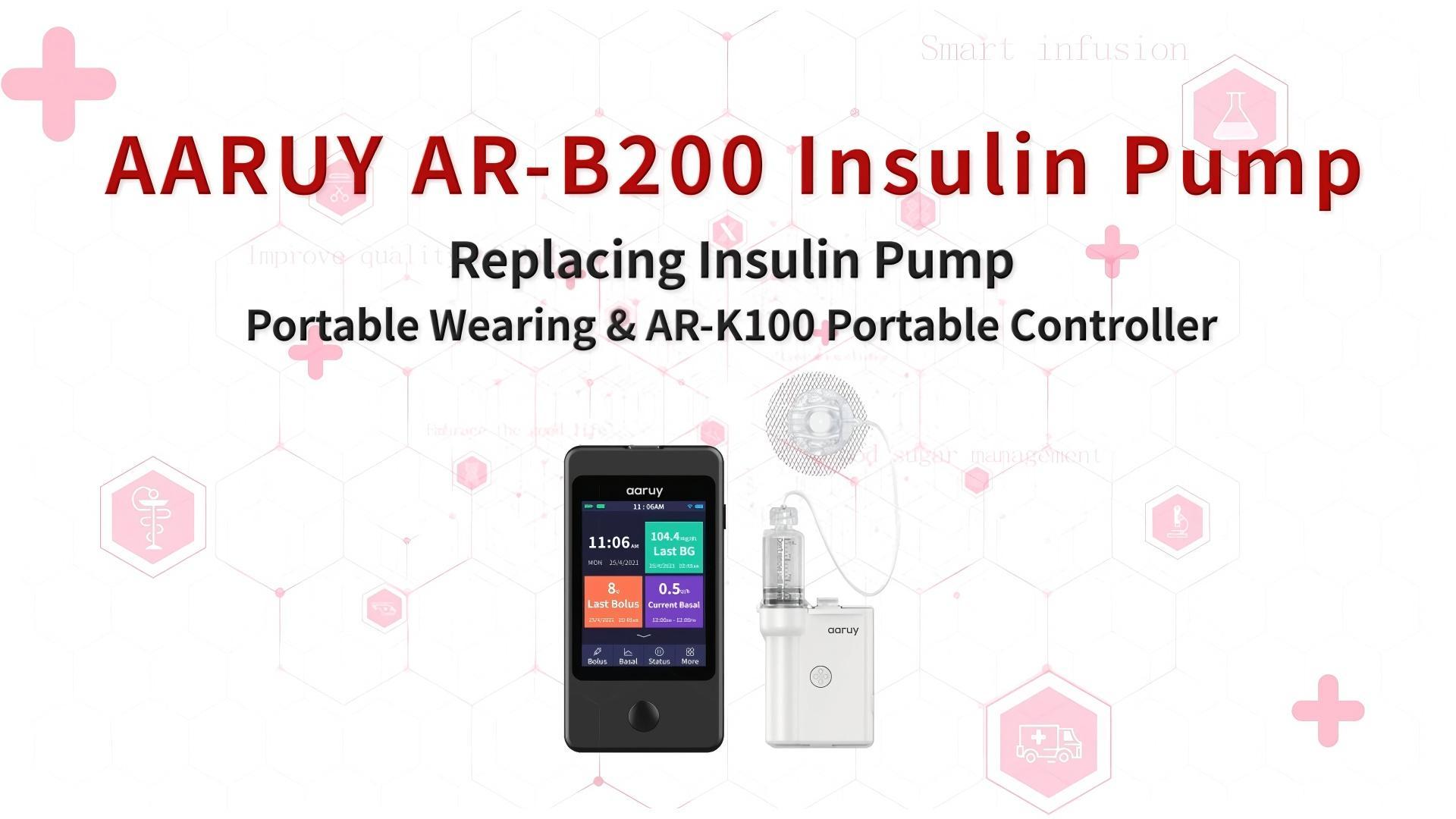 8. Replacing Insulin Pump_Portable Wearing & AR-K100 Portable Controller