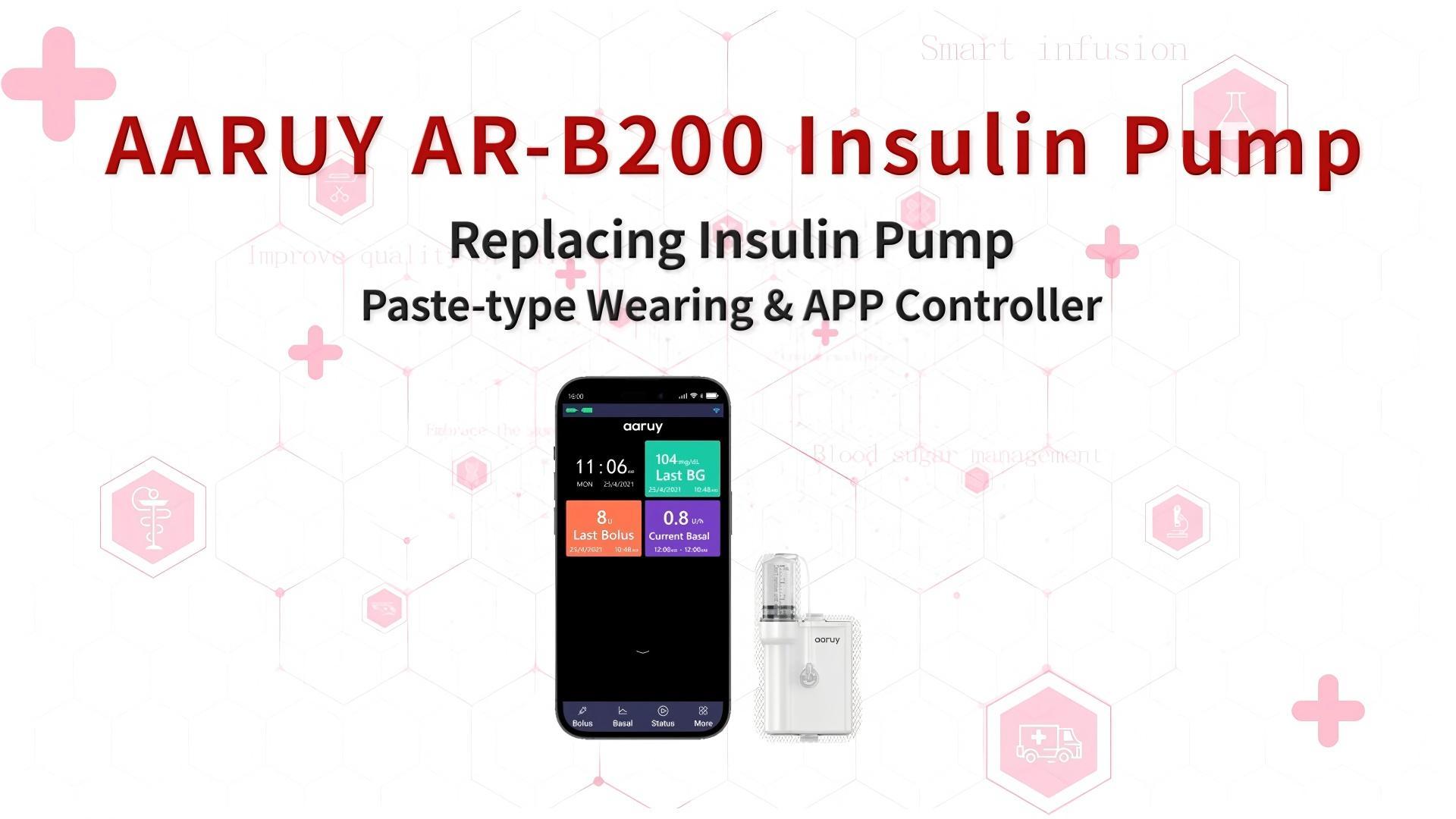 8. Replacing Insulin Pump_Paste-type Wearing & APP Controller