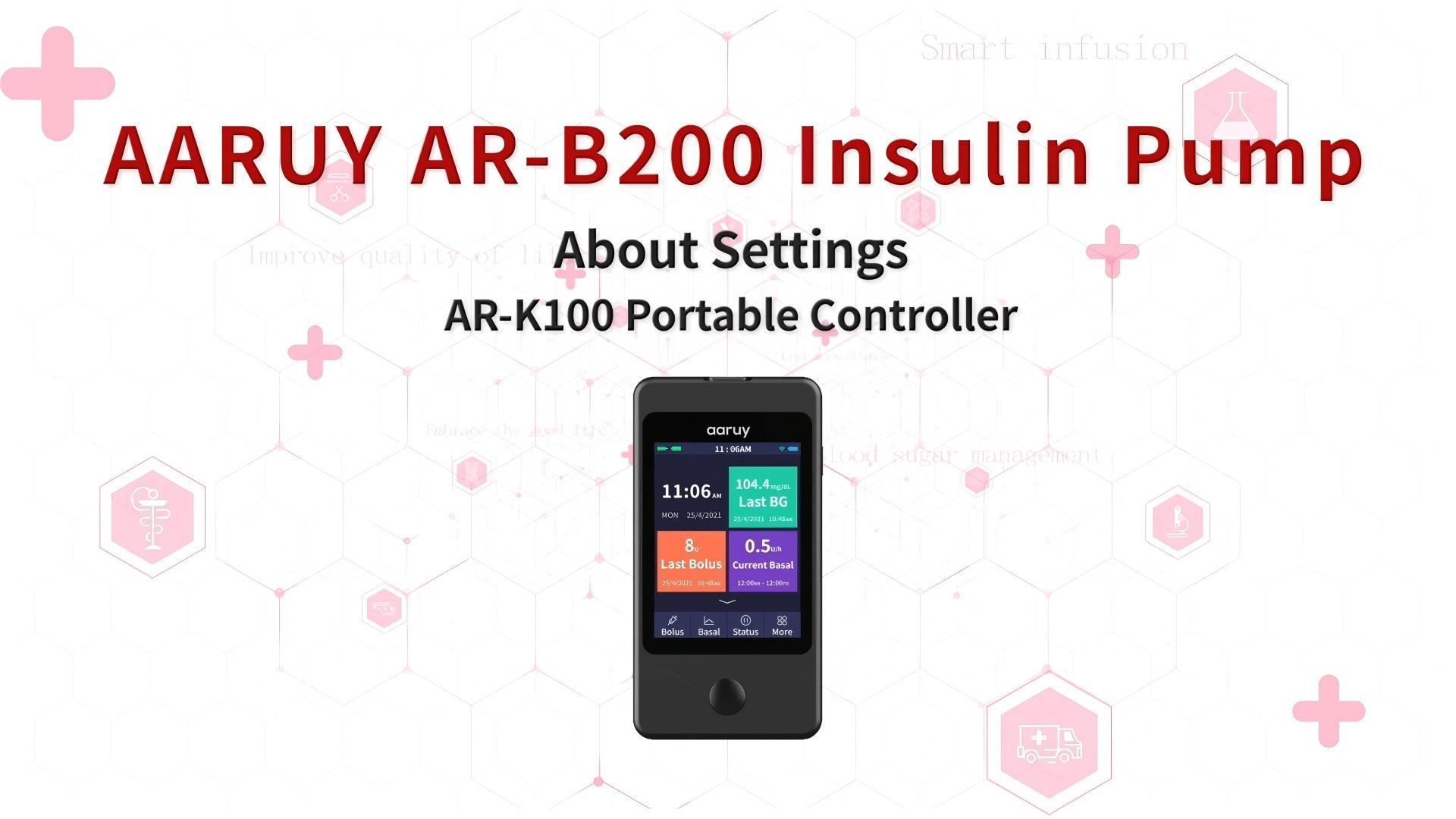 9. About Settings__AR-K100 Portable Controller 9. About Settings__AR-K100 Portable Controller