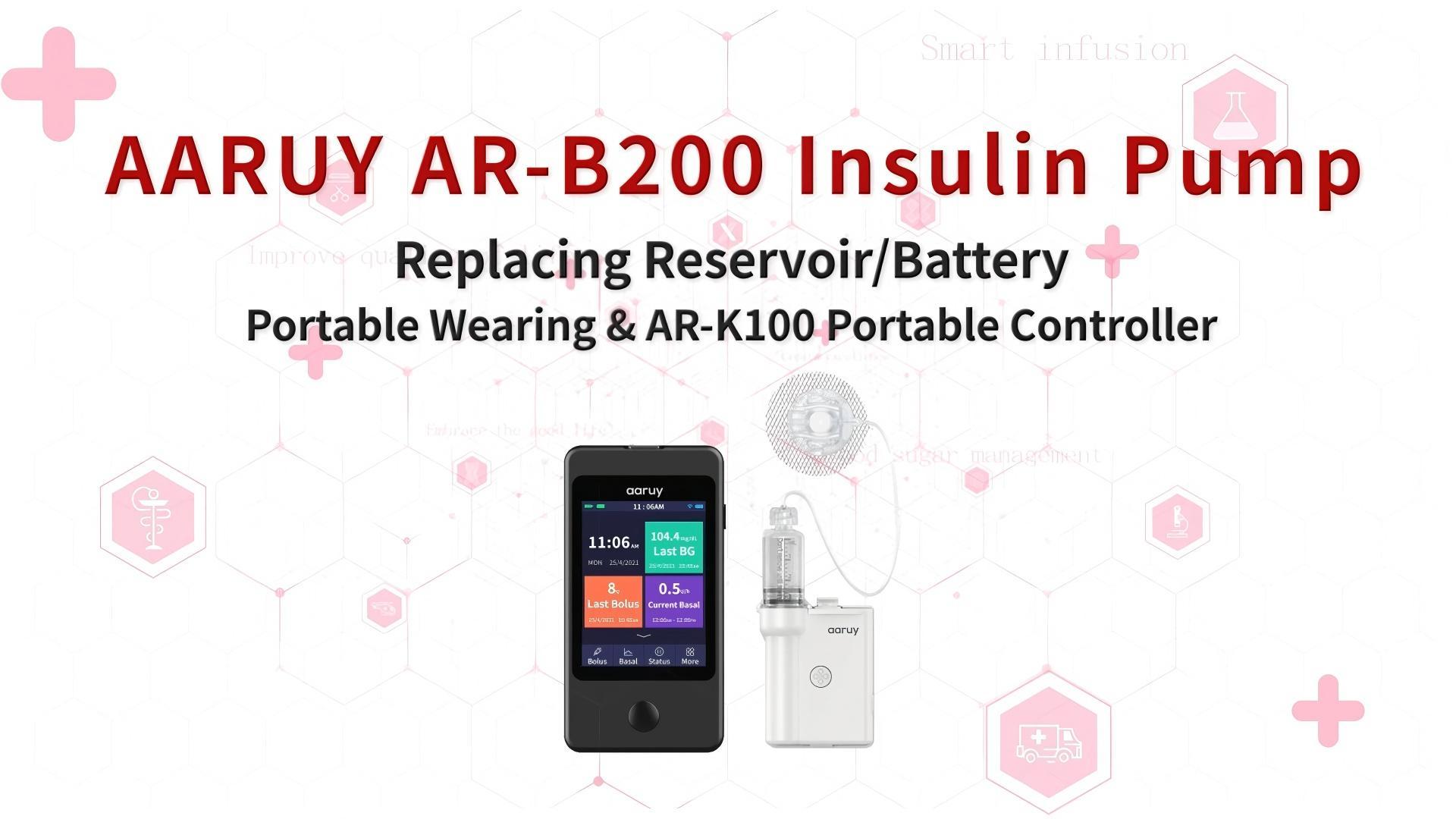 7. Replacing Resevoir or Battery_Portable Wearing & AR -K100 Portable Controller