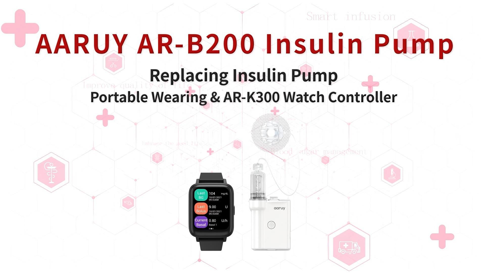 8. Replacing Insulin Pump_Portable Wearing & AR-K300 Watch Controller