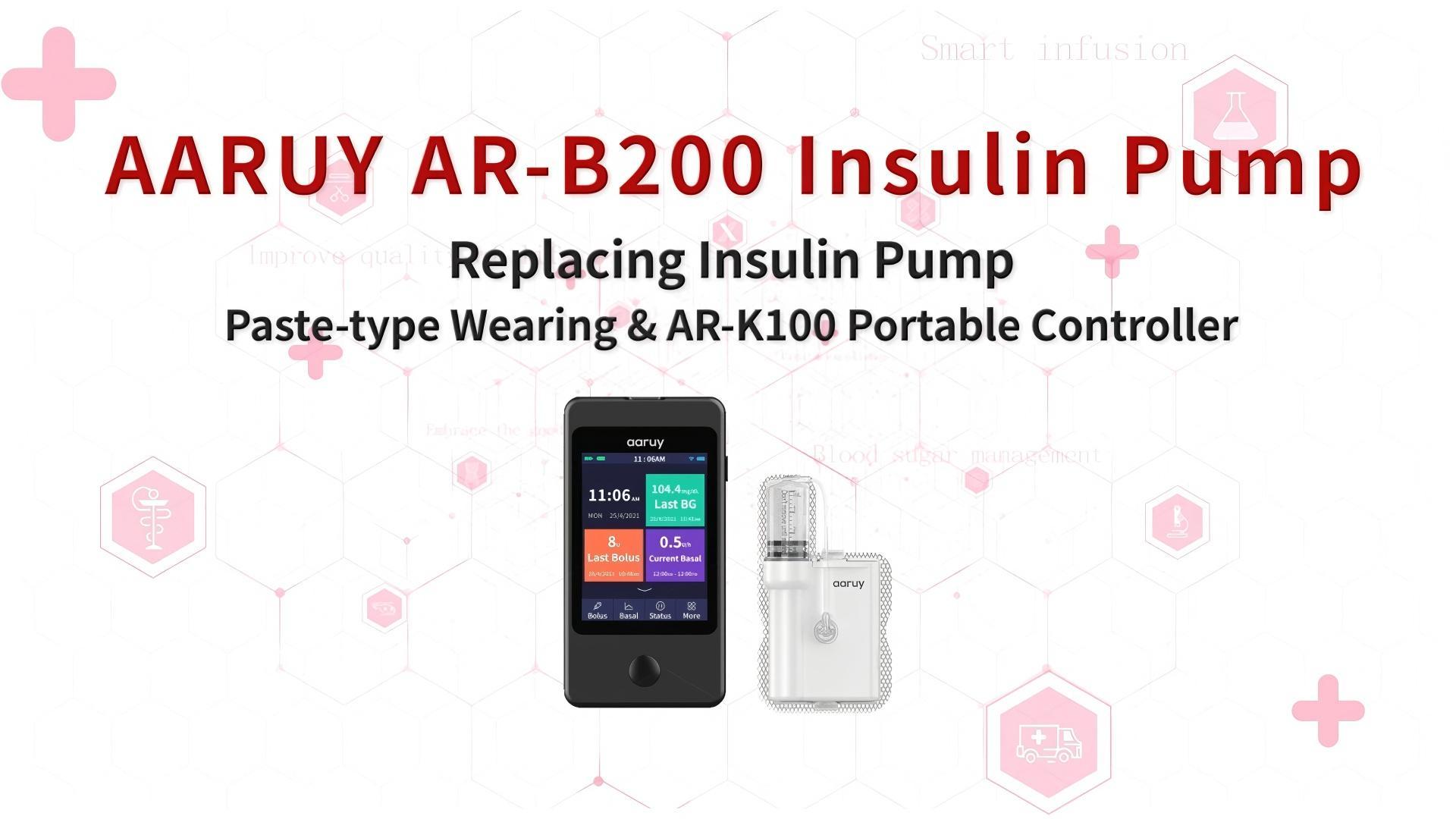 8. Replacing Insulin Pump_Paste-type Wearing & AR-K100 Portable Controller 8. Replacing Insulin Pump_Paste-type Wearing & AR-K100 Portable Controller