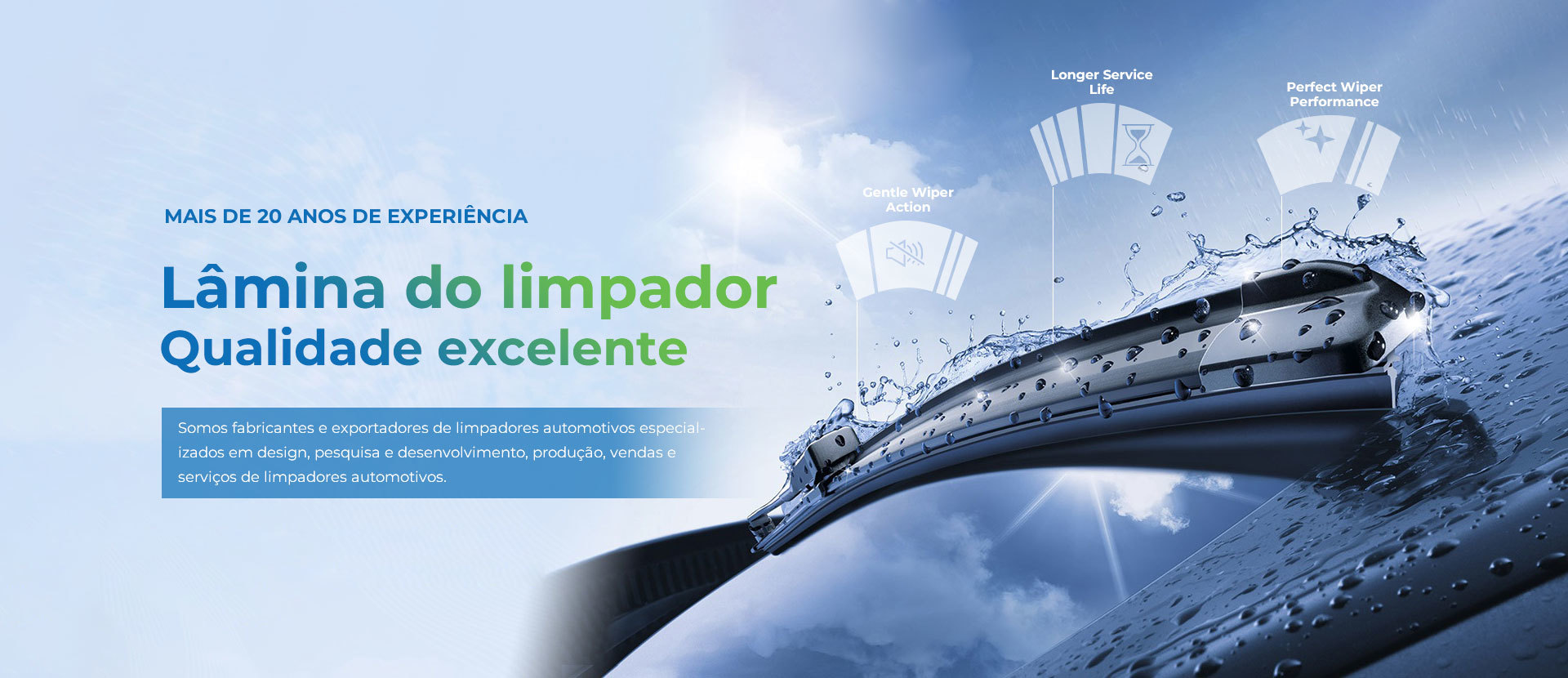 XINJIE TUO Lâmina do limpador
