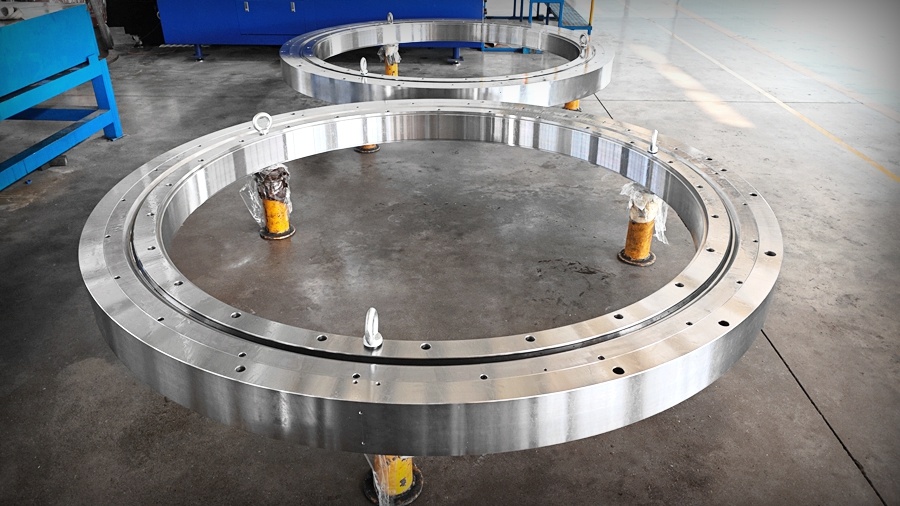 High-speed,large-size slewing bearings for pipe mould passed the acceptance inspection successfully