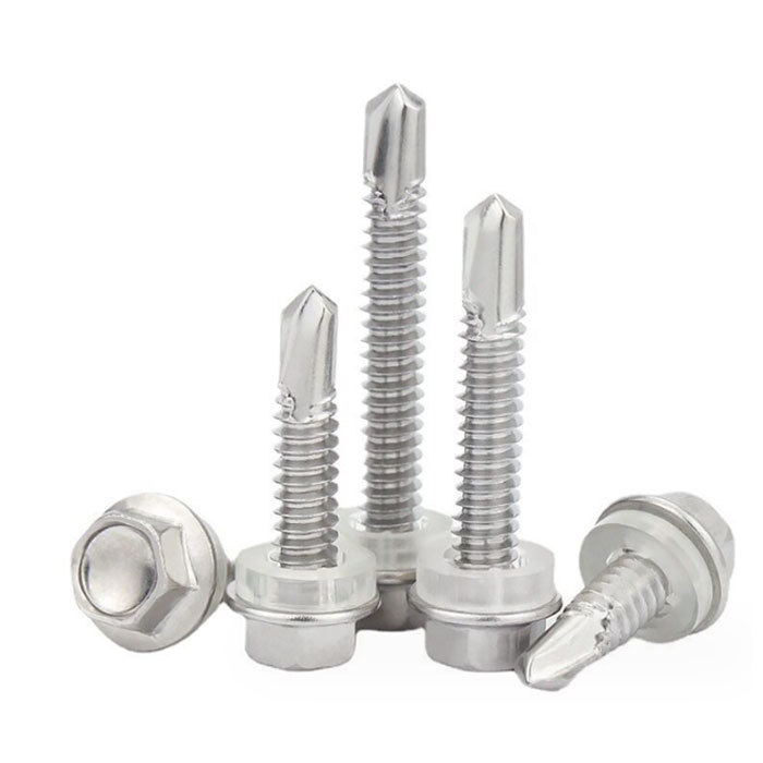 External hexagonal self-tapping dovetail drill tail wire