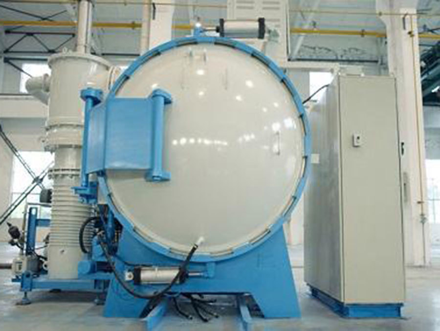 Vertical high pressure gas quenching vacuum furnace