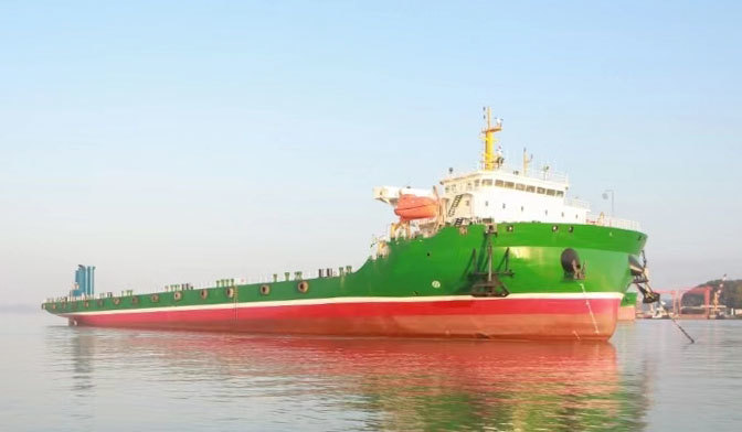 Deck cargo barge Deck cargo barge