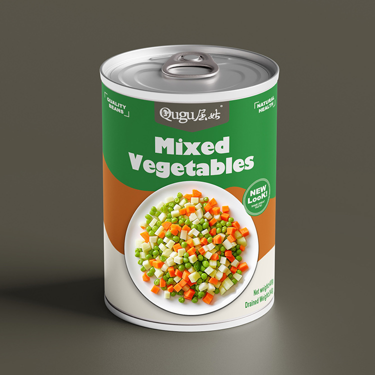 Conserves de légumes mélangés