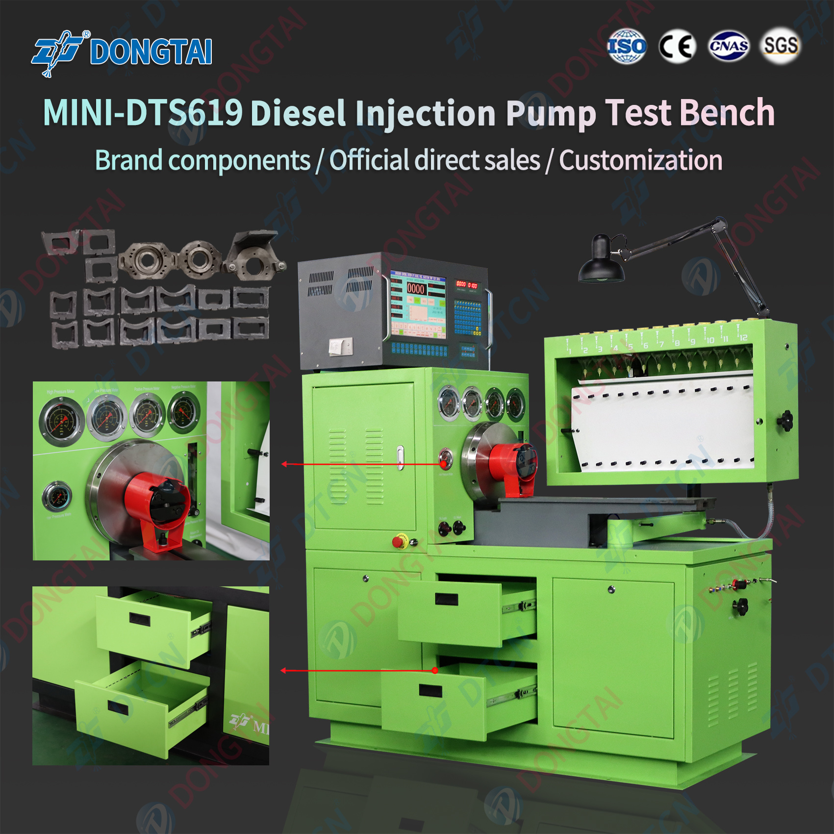 MINI-DTS619 Diesel Injection Pump Test Bench