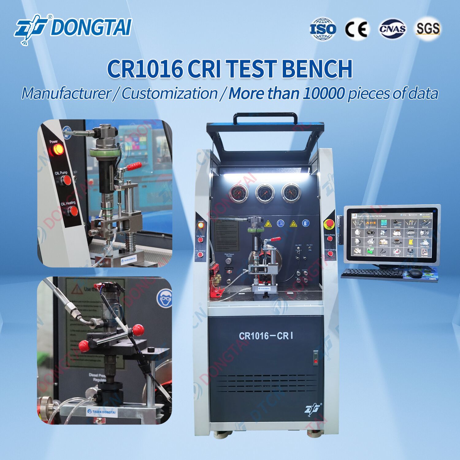 CR1016 Common Rail Injector Test  Bench