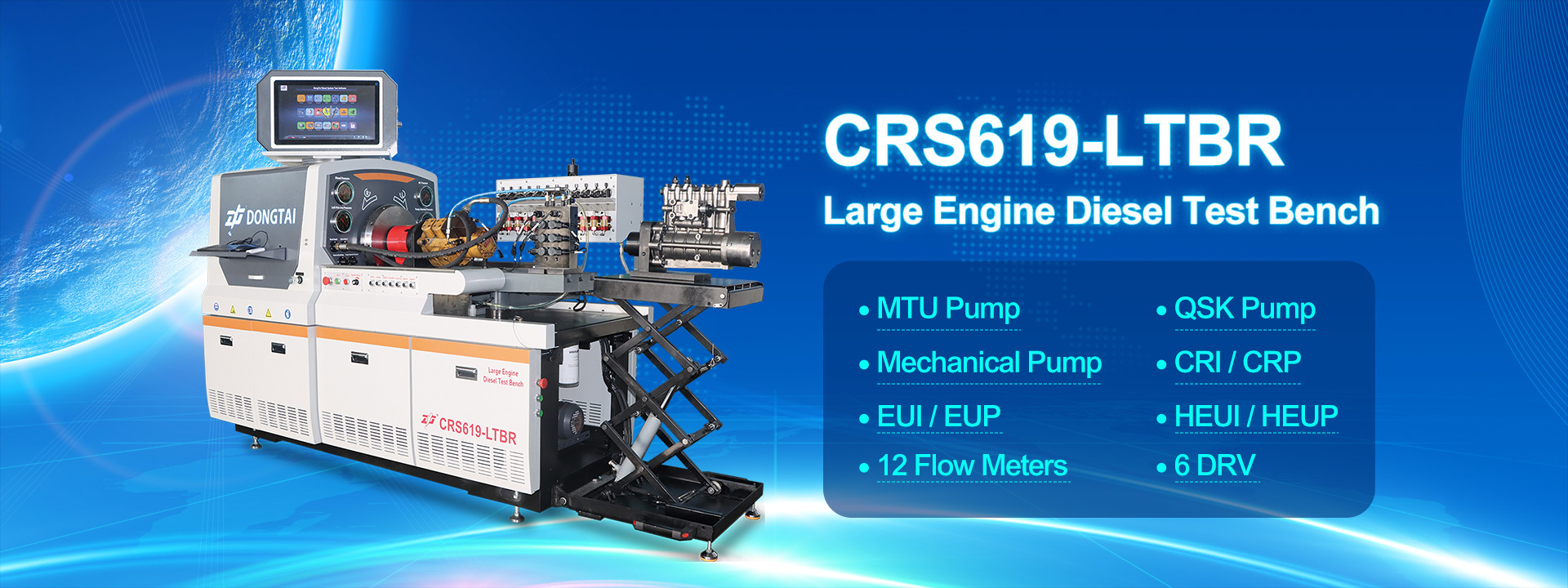 CRS619-LTBR Large Engine Diesel Test Bench