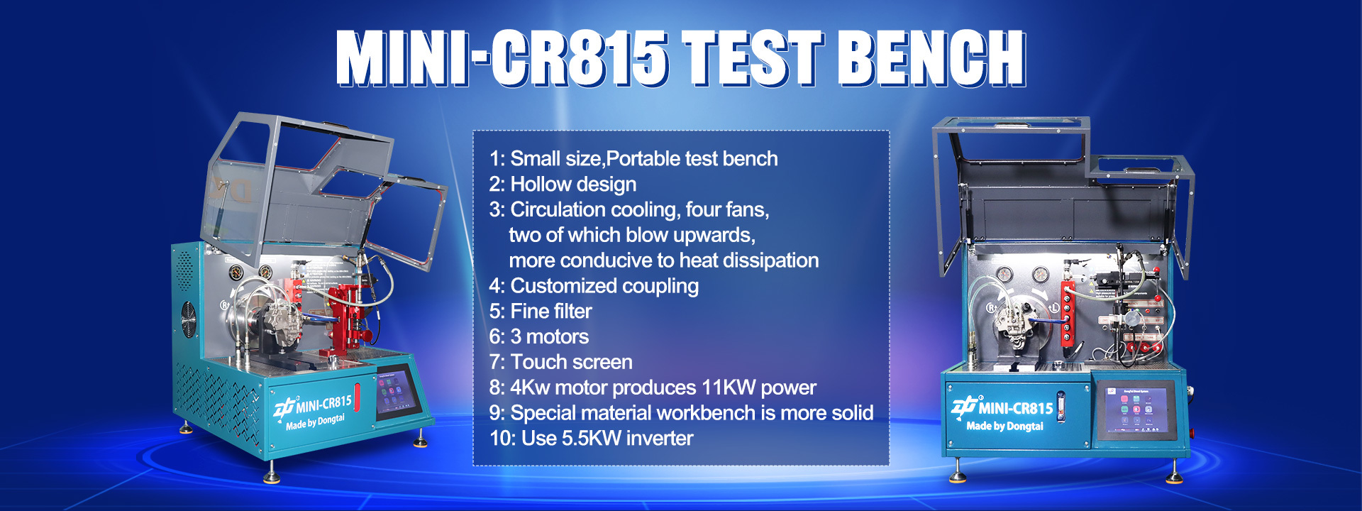 MINI-CR815 TEST BENCH