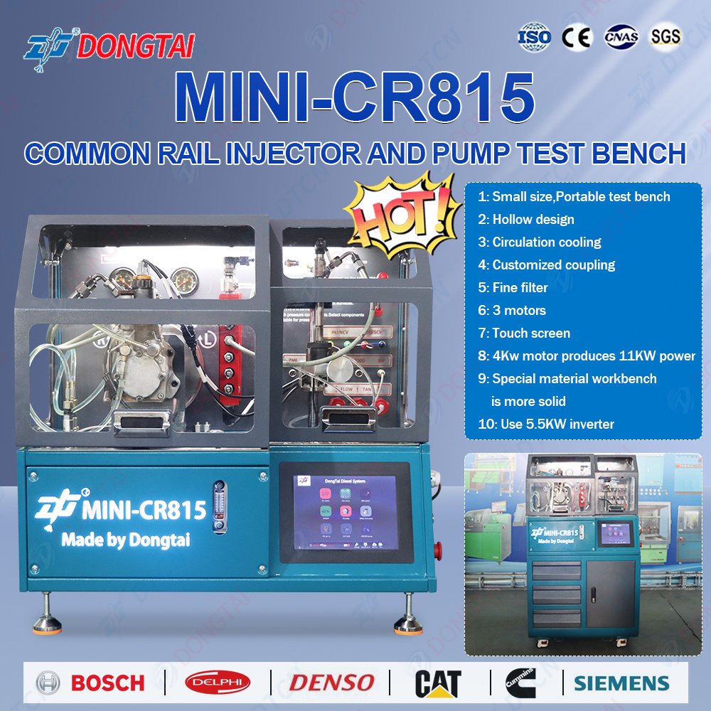 MINI-CR815 Стенд для испытания инжектора и насоса Common Rail