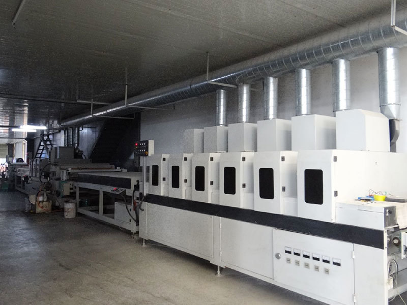 UV curing production line