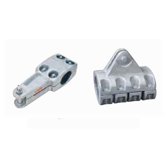 Pipe busbar suspension fittings