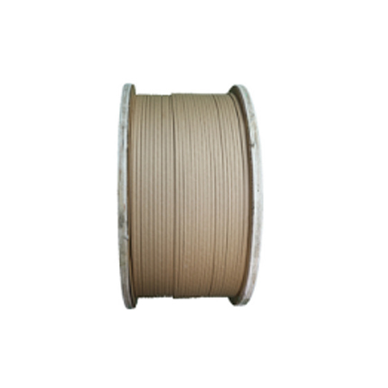 Paper-coated copper/aluminum flat wire