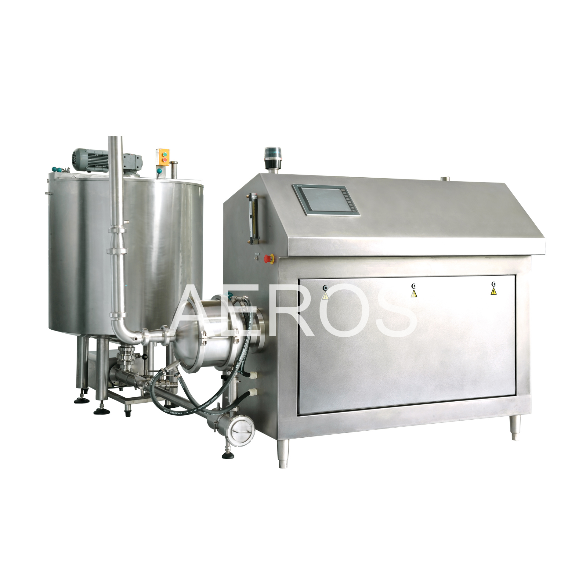 Chocolate continuous aeration system