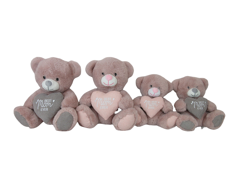 Plush Teddy Bear with Heart