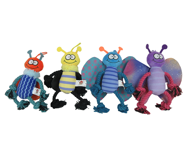 Easter Insect Plush Dog Toy