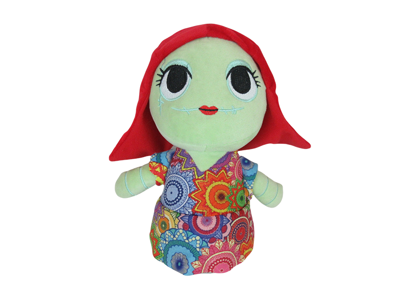 Halloween Stuffed Toy with a Floral Dress