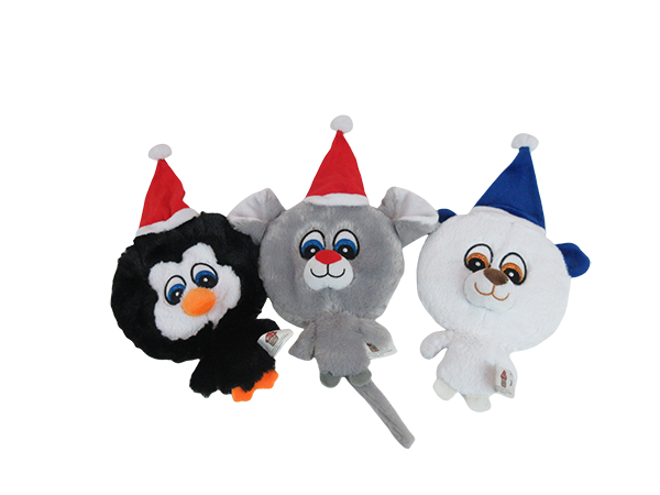 Christmas Squeaky Plush Dog Toy