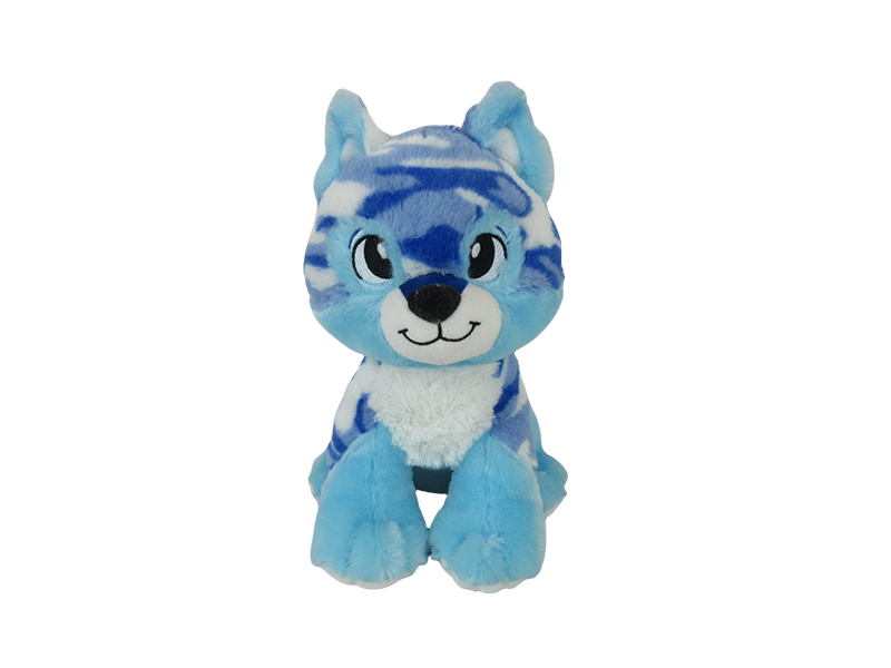 Blue Camouflage Puppy Plush Toy