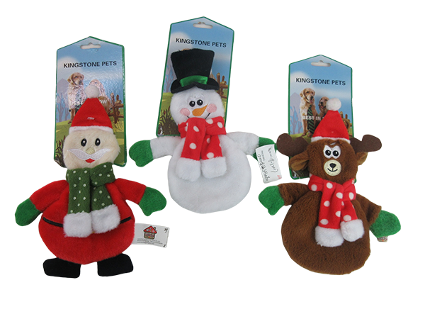 Christmas Unstuffed Plush Cat Toy