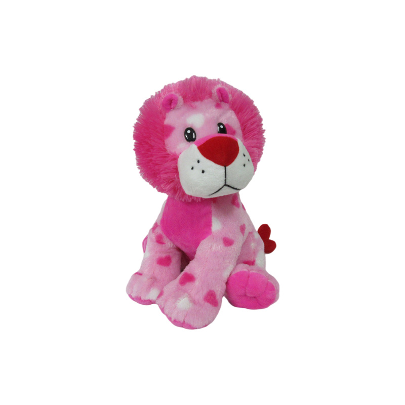 Valentine's Day Pink Love Lion Plush Toy