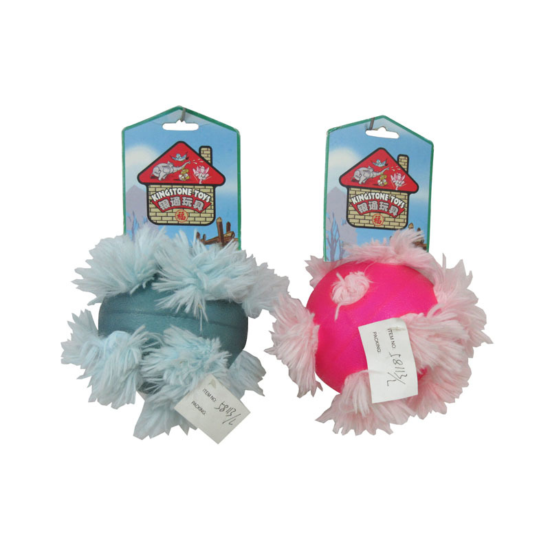 RPET Eco-friendly Ball Plush Dog Toy