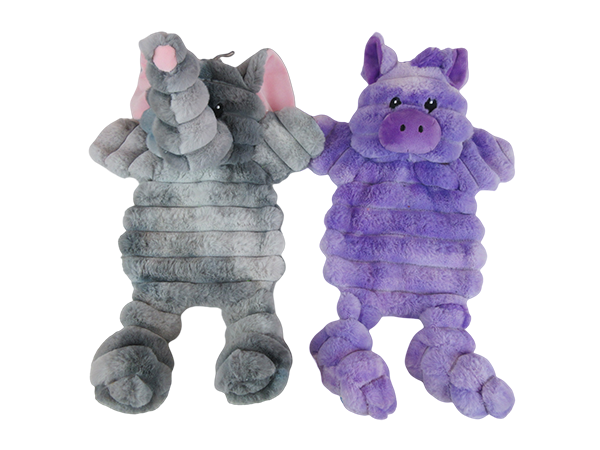 Soft Dyed Plush Dog Toy