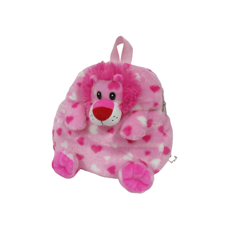 Valentine's Day Pink Love Lion Backpack