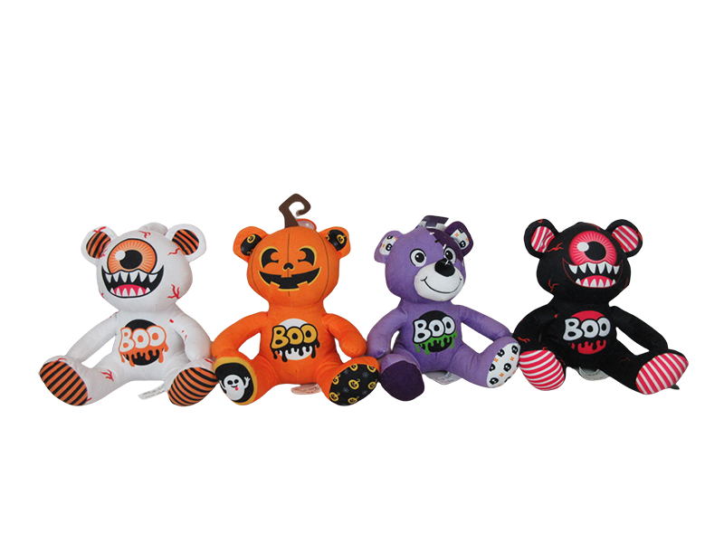 Scary Bear with Halloween Elements