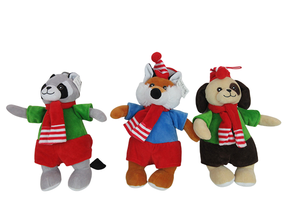 Christmas Animal Plush Dog Toy