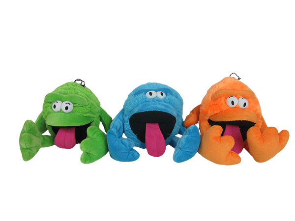Big Tongue Monster Ball Plush Dog Toy